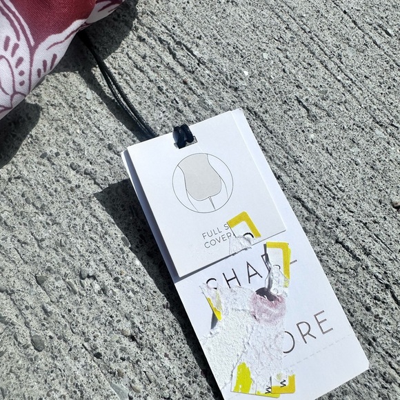 Shade & Shore Floral strapless One Piece Swimsuit. NWT - Picture 4 of 6